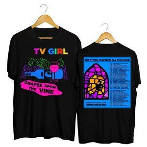 TV Girl Tour Double-Sided T-Shirt, Family Music Gift Unisex Concert Tee 80